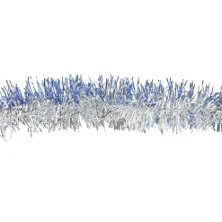 Guirlande de Noël argentée bleue 1,8 m