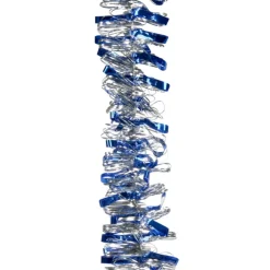 Guirlande de Noël bleue argentée 2.7 m