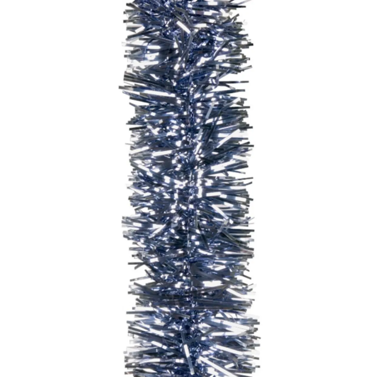 Guirlande de Noël bleue argentée 2 m