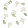 Guirlande de Noël champignons et flocons 1,80 m