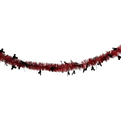 Guirlande de Noël Disney Mickey scintillante rouge et noir 3m