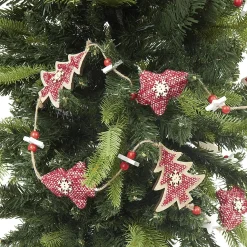 Guirlande de Noël en bois