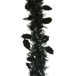 Guirlande de Noël noire 2 m