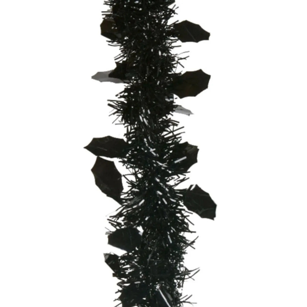 Guirlande de Noël noire 2 m