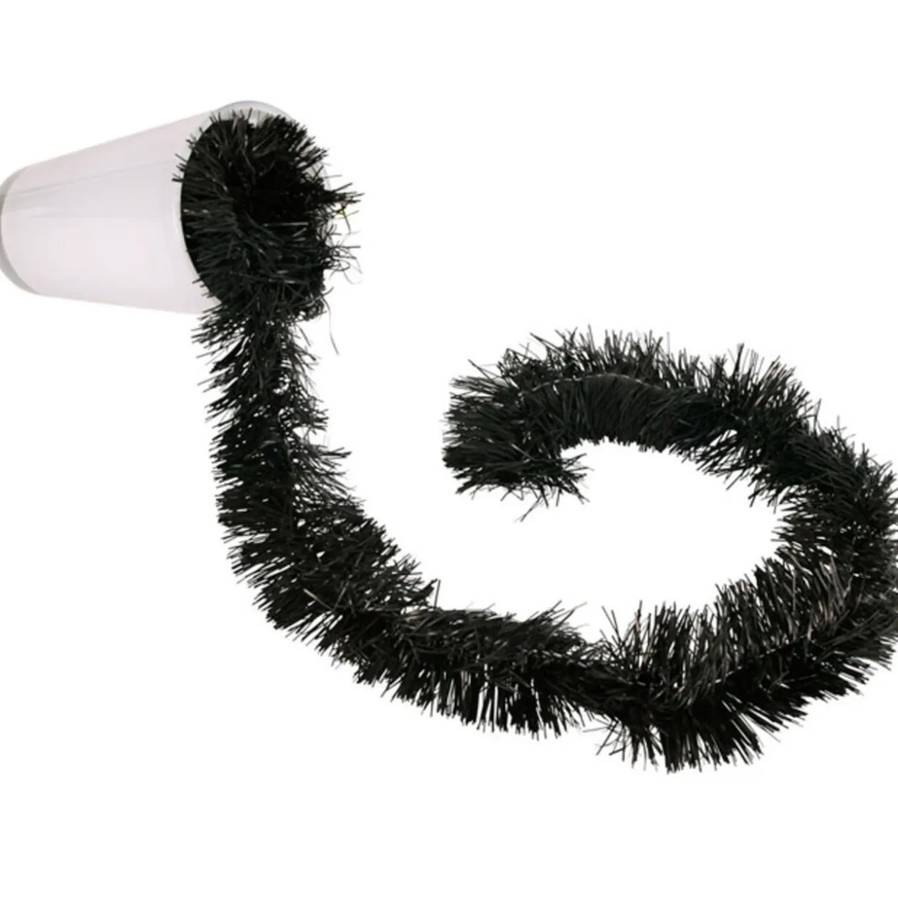 Guirlande de Noël noire 2 m