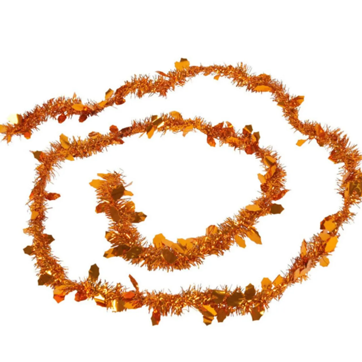 Guirlande de Noël orange 2 m