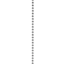 Guirlande de Noël perle argent 2,70 m