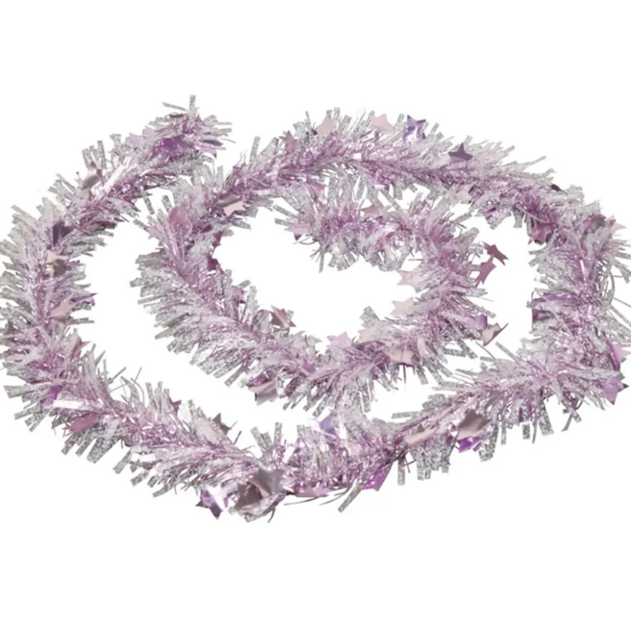 Guirlande de Noël rose 2 m