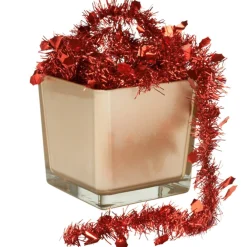 Guirlande de Noël rouge 2 m