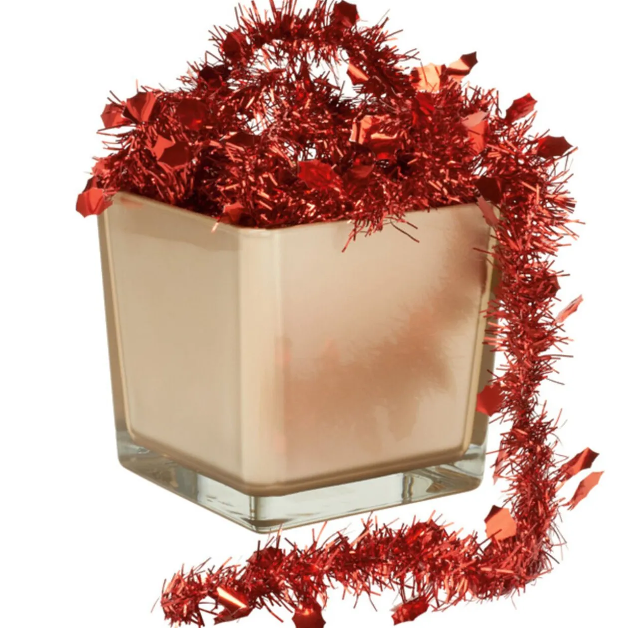 Guirlande de Noël rouge 2 m