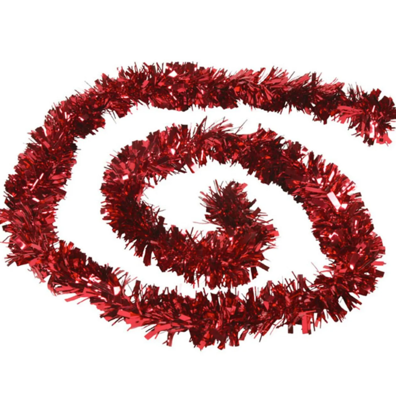 Guirlande de Noël rouge 2 m