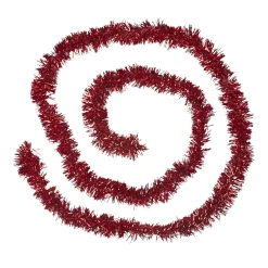 Guirlande de Noël rouge 2 m