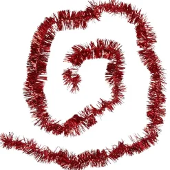 Guirlande de Noël rouge 2.5 m