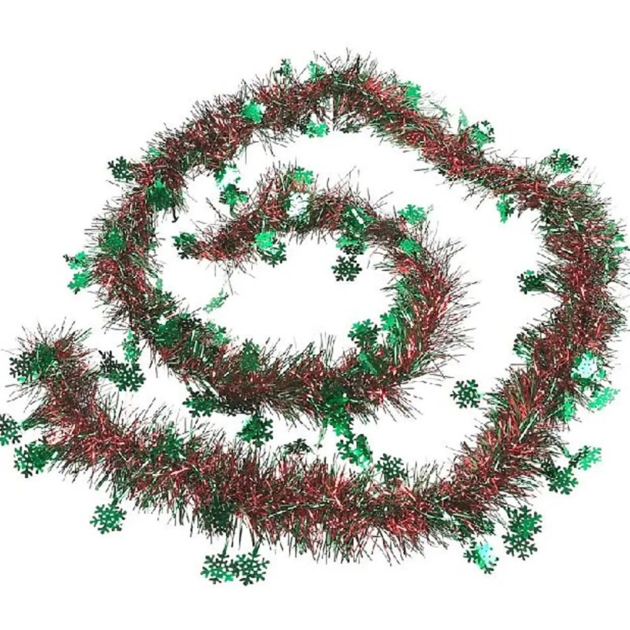 Guirlande de Noël rouge et verte 2 m