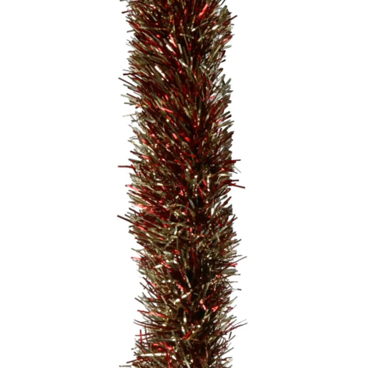 Guirlande de Noël rouge et dorée 2.7 m