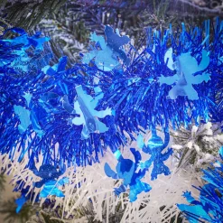 Guirlande de Noël scintillante Disney Stitch bleu 3m