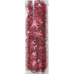 Guirlande de Noël étoile scintillante rouge