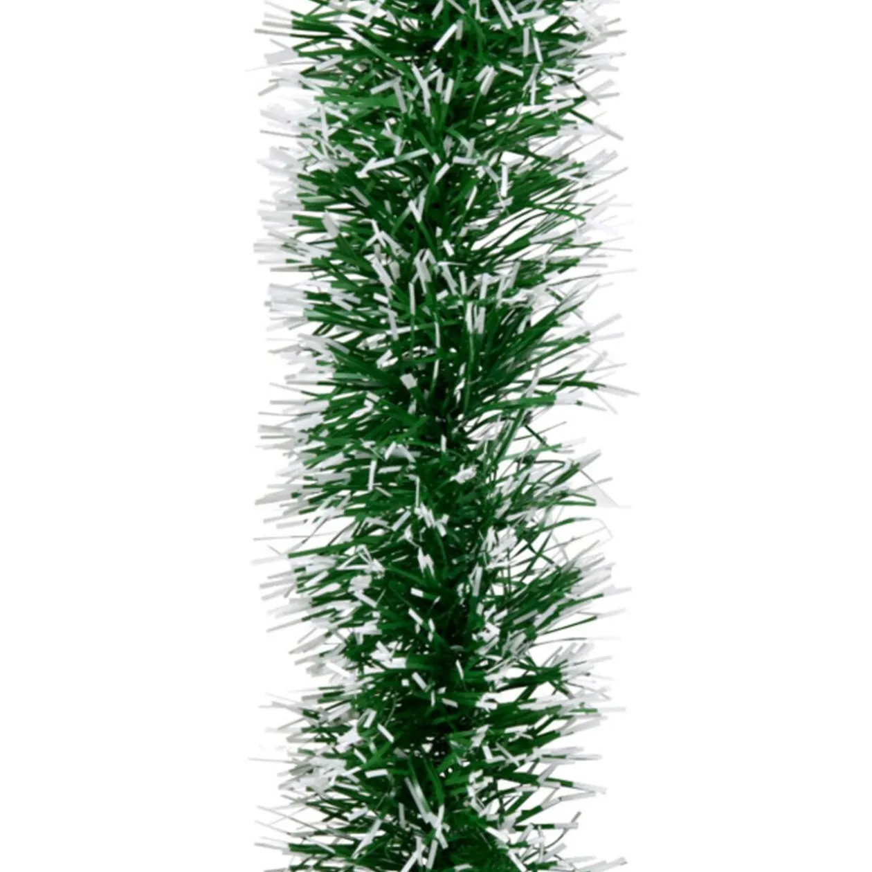 Guirlande de Noël verte blanche 2 m