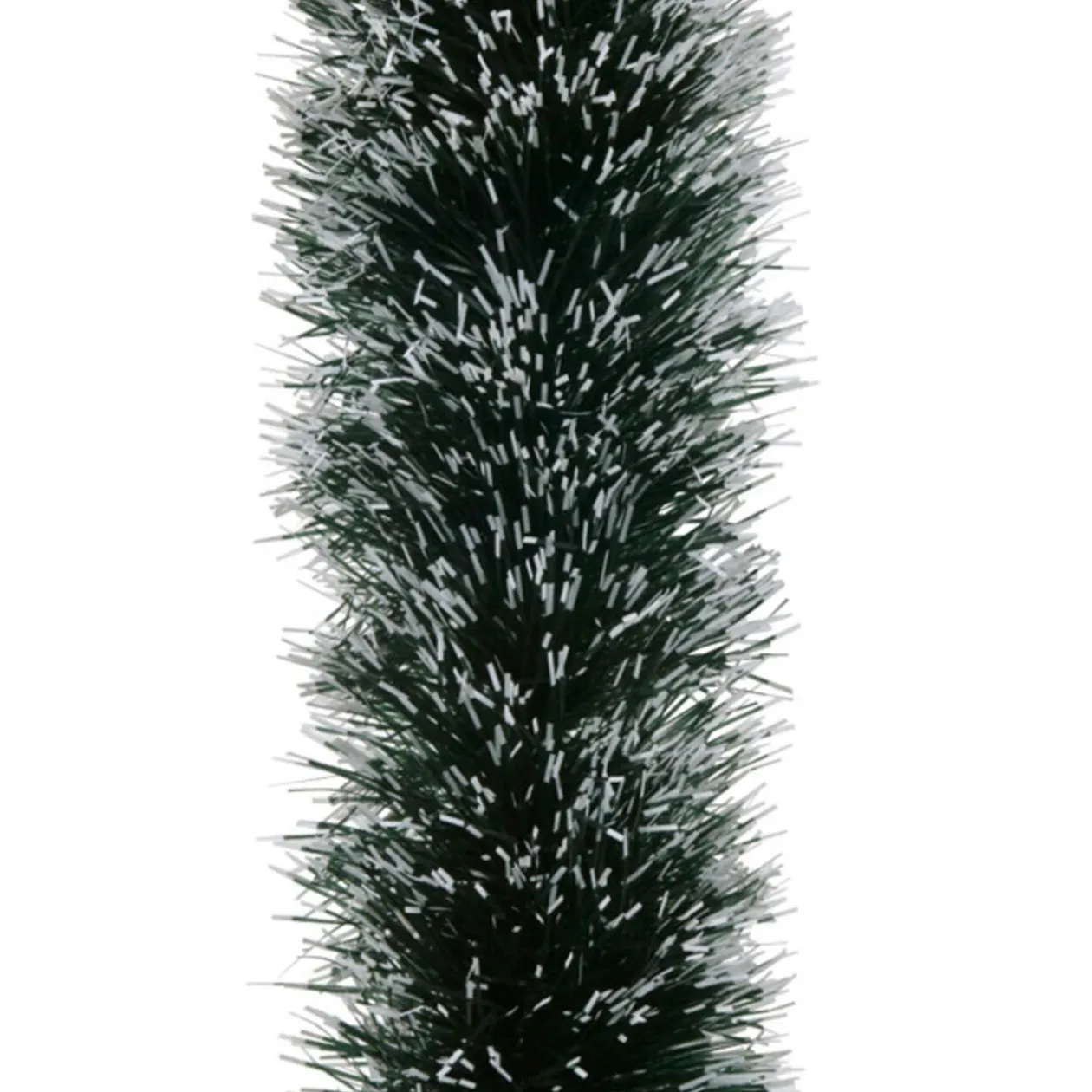 Guirlande de Noël verte blanche 2,7 m