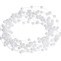 Guirlande de perles blanches 3 m