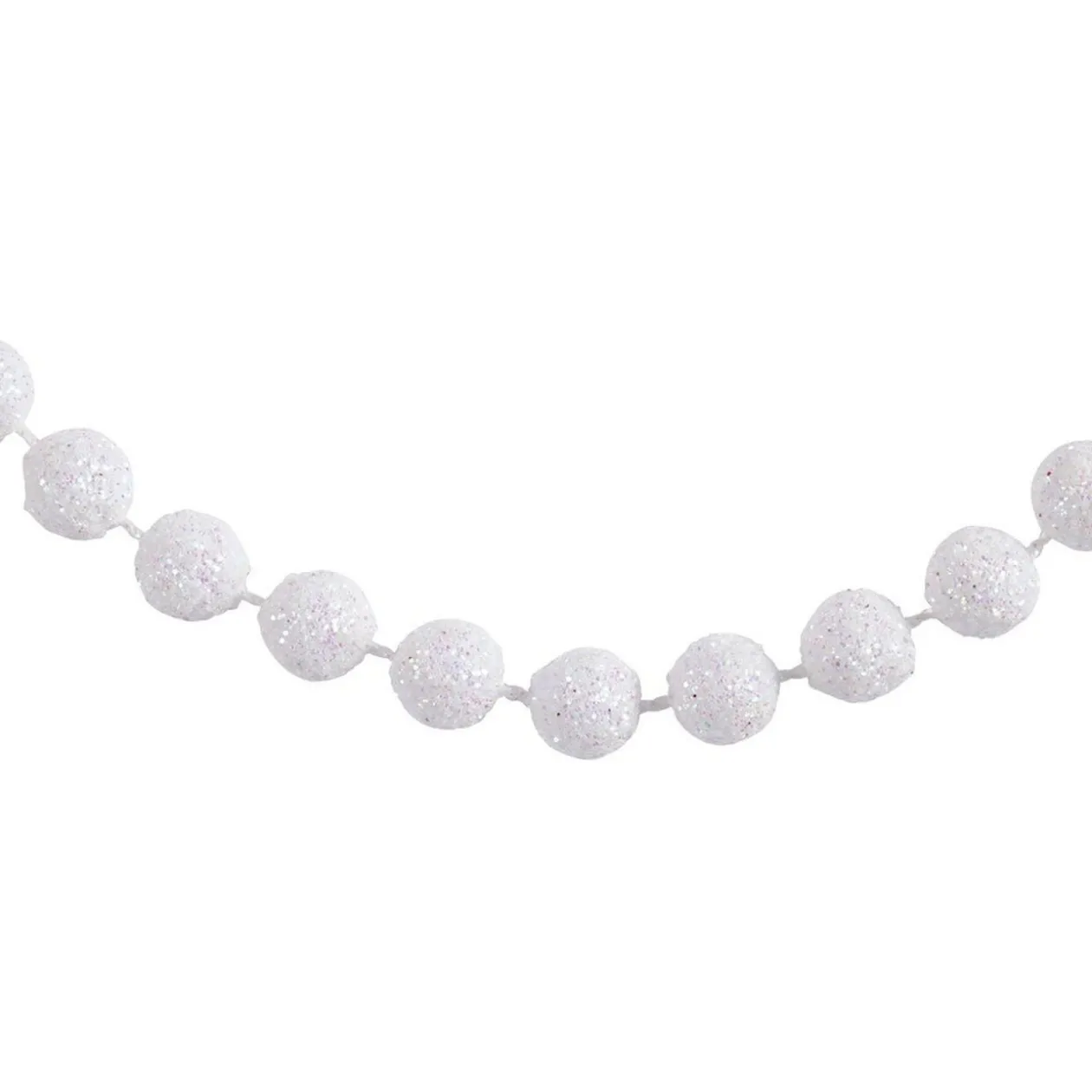 Guirlande de perles blanches 500 cm