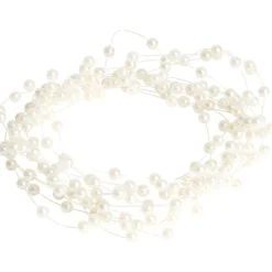 Guirlande de perles ivoires 3 m