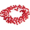 Guirlande de perles rouges 3 m