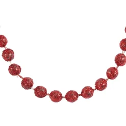 Guirlande de perles rouges 500 cm