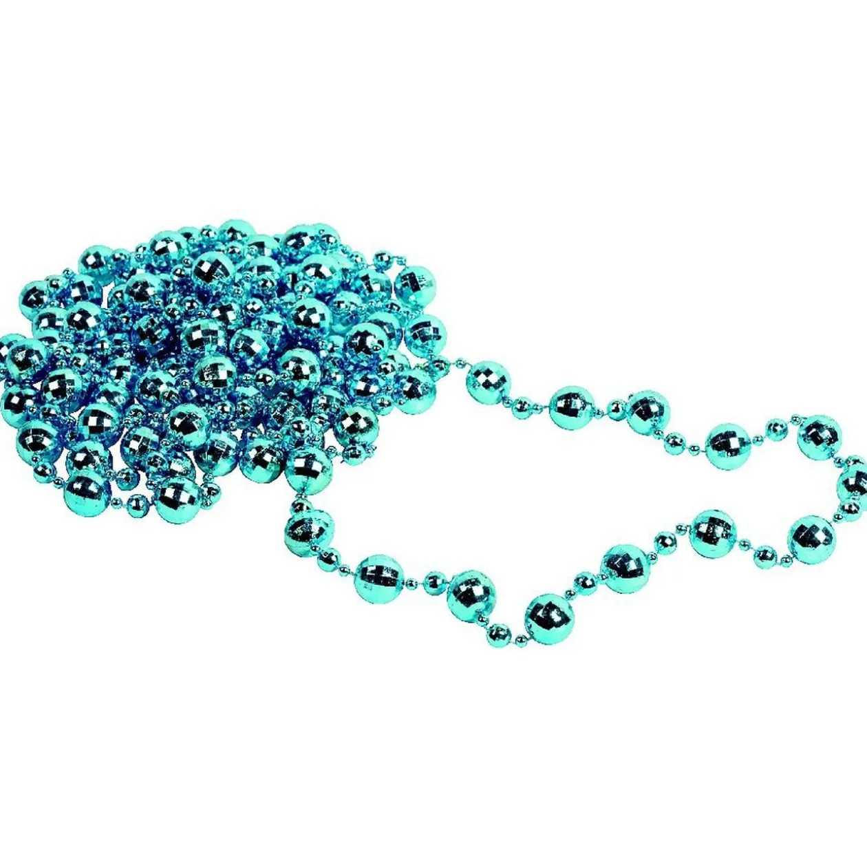 Guirlande de table boules bleues 3,5 m