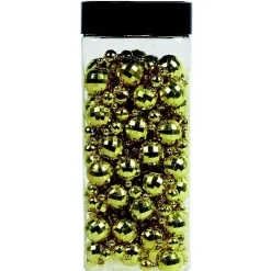 Guirlande de table boules jaunes 3,5 m