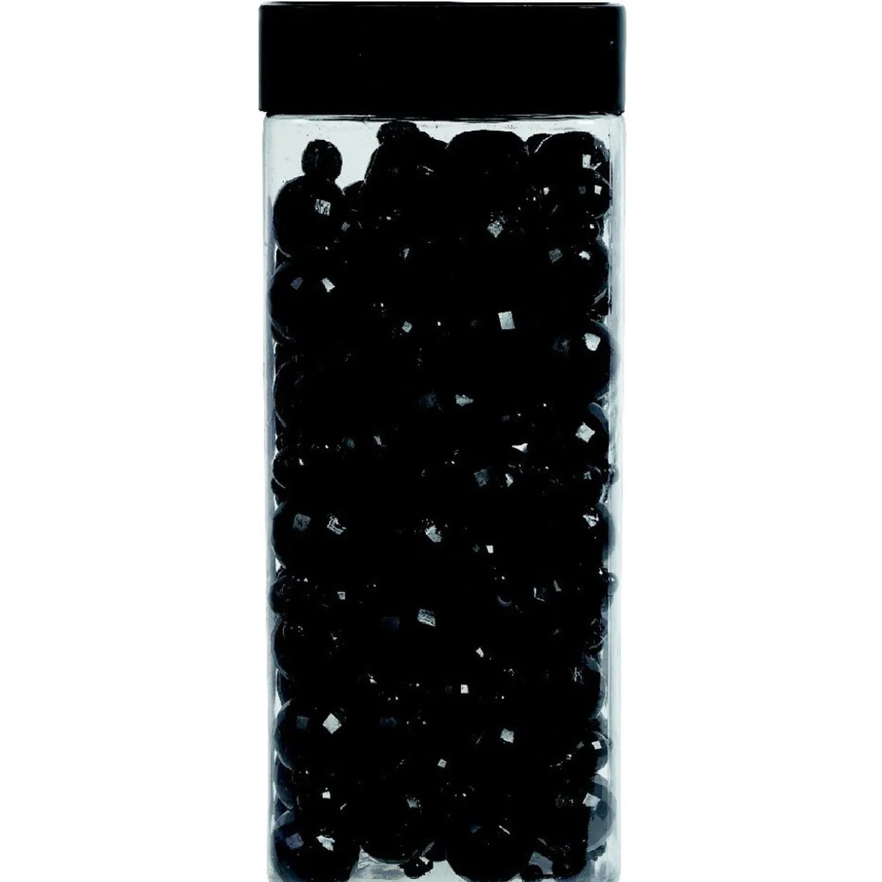 Guirlande de table boules noires 3,5 m