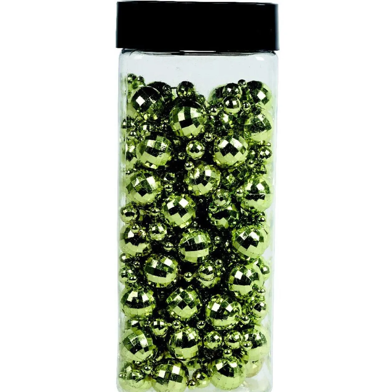 Guirlande de table boules vertes 3,5 m