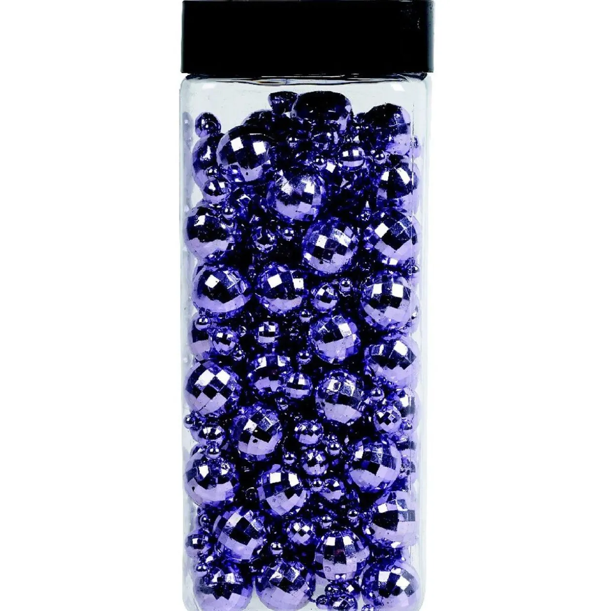 Guirlande de table boules violettes 3,5 m