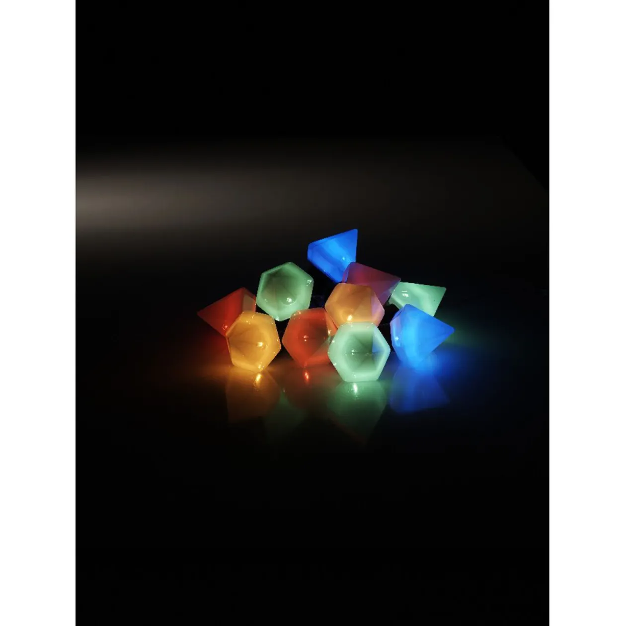 Guirlande diamants lumineuse multicolore 10 LED
