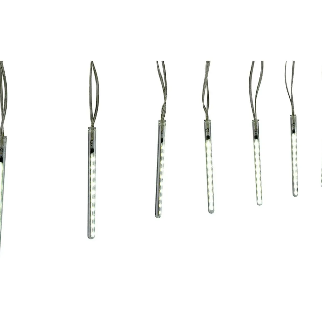 Guirlande extérieur 10 stalagmites 100 LED blanc froid