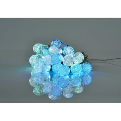 Guirlande extérieur solaire forme boule 20 LED multicolore 10 m