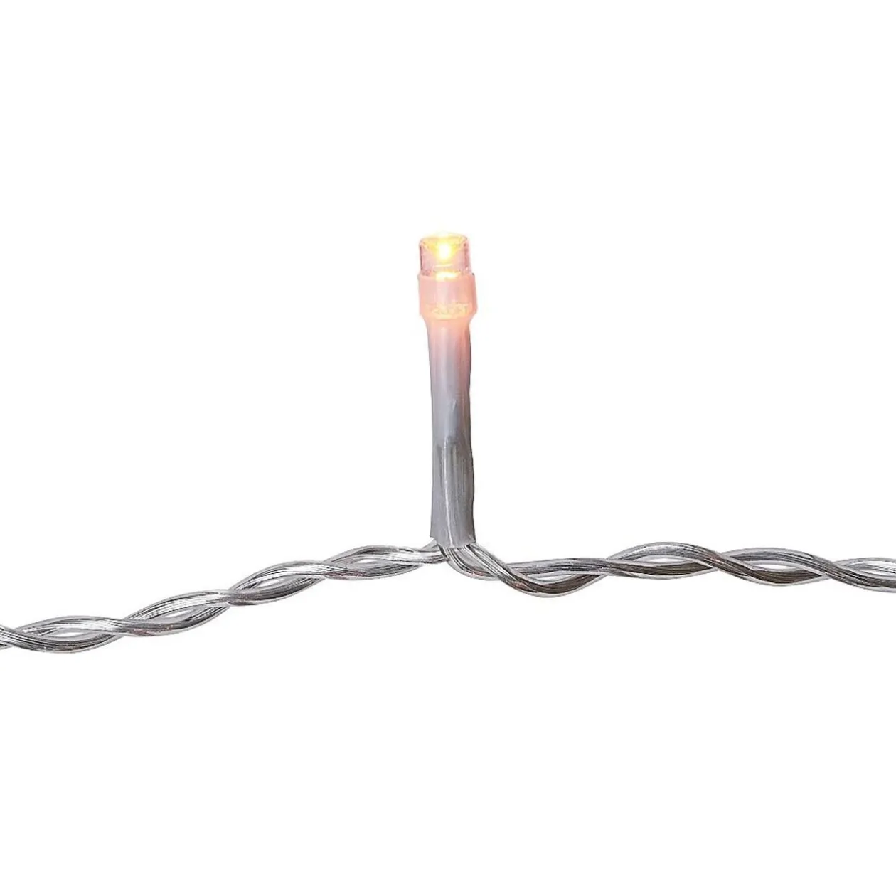 Guirlande extérieure 48 LED orange