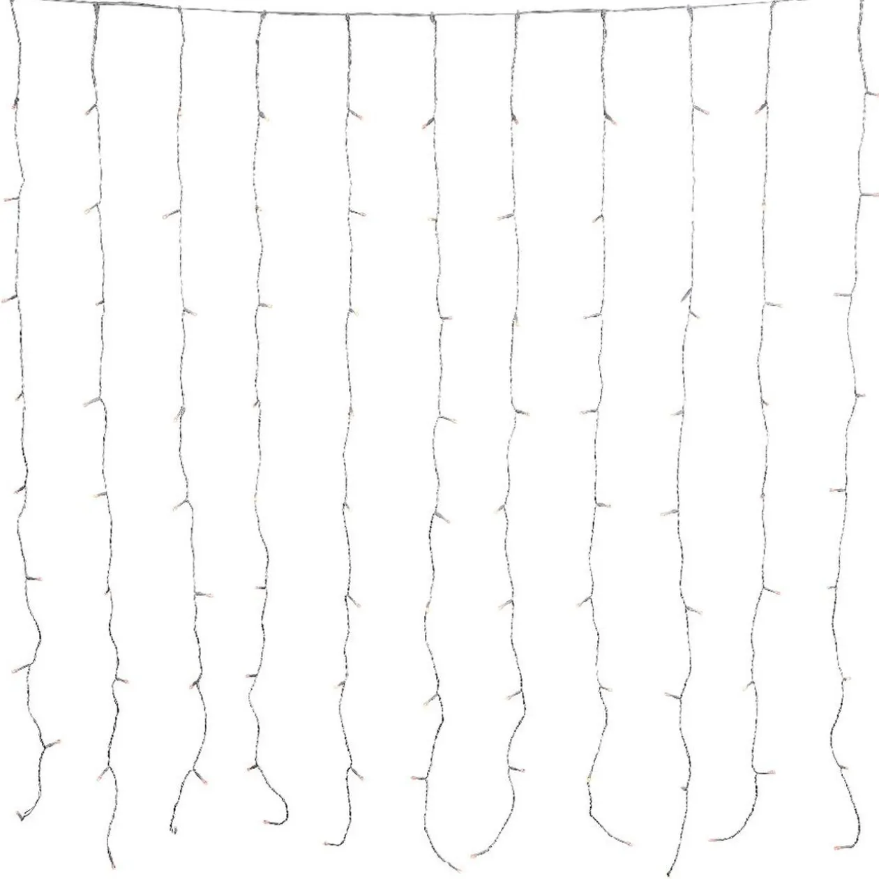 Guirlande extérieure 48 LED orange