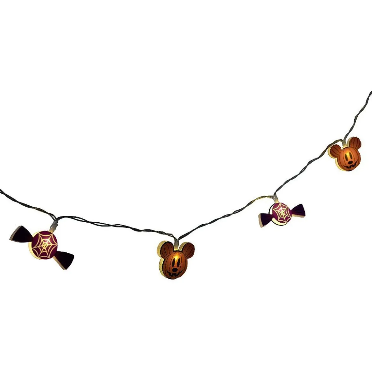 Guirlande Halloween Disney citrouille et Mickey à LED 1,6m