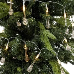 Guirlande intérieur forme goutte 20 LED blanc chaud