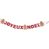 Guirlande Joyeux Noël rouge