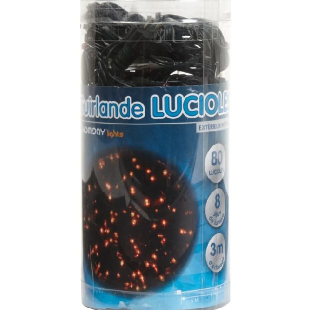 Guirlande électique rouge 3.16 m