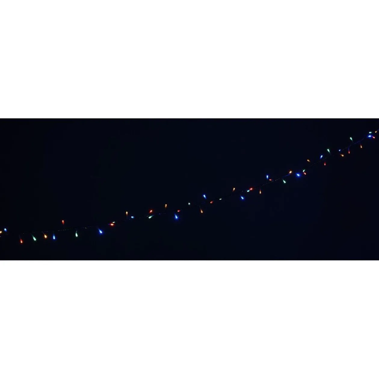 Guirlande électrique 100 led multicolores L. 3,96 m
