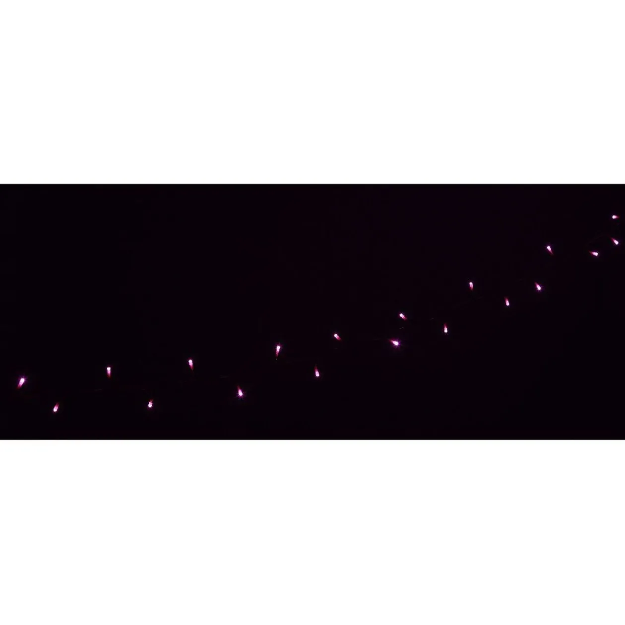 Guirlande électrique 50 led rose fixe L. 4,9 m