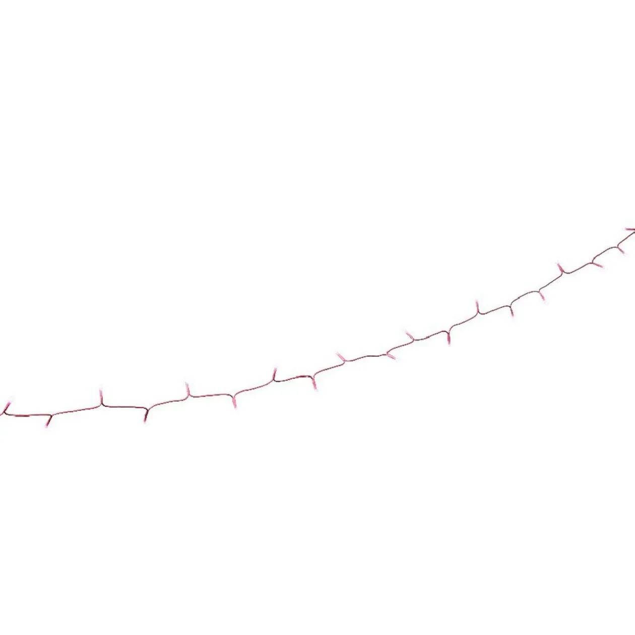 Guirlande électrique 50 led rose fixe L. 4,9 m