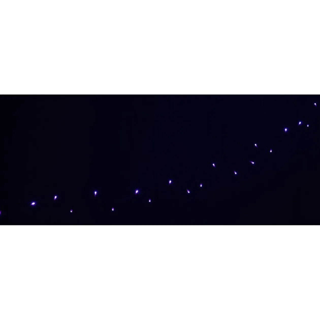 Guirlande électrique 50 led violet fixe L. 4,9 m