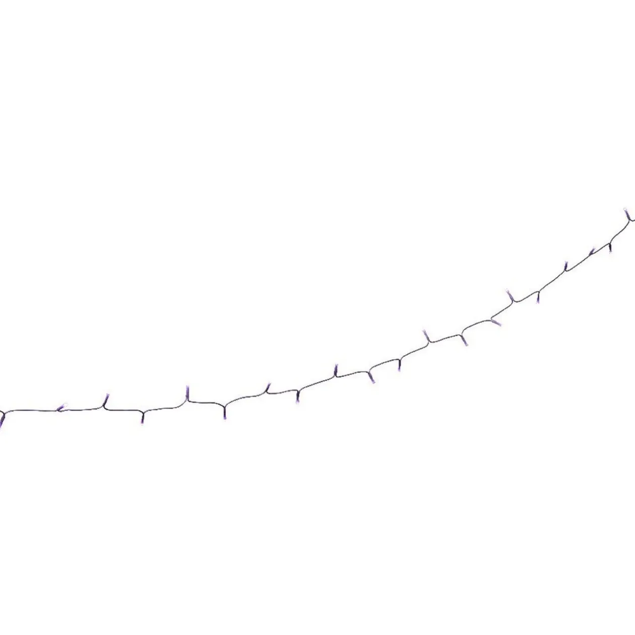 Guirlande électrique 50 led violet fixe L. 4,9 m