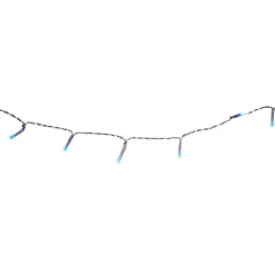 Guirlande électrique 60 led bleues clignotantes L. 5,9 m