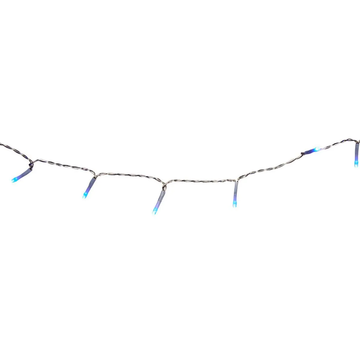 Guirlande électrique 60 led bleues clignotantes L. 5,9 m