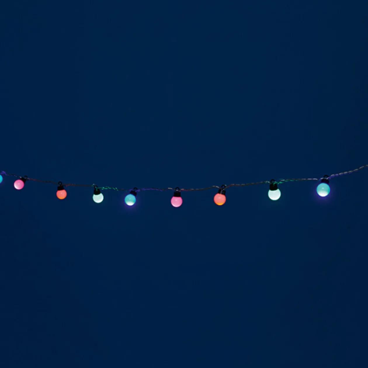 Guirlande électrique ampoule multicolore 2,85 m